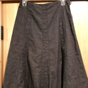 Cato mid-length a-line skirt.